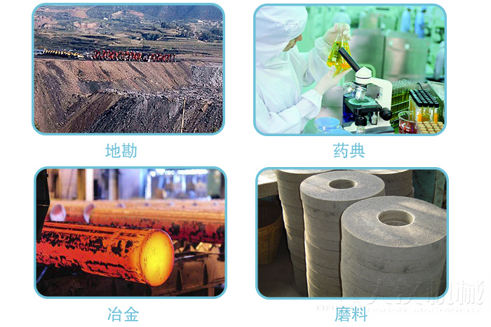 適用行業(yè):地堪，冶金，藥典,磨料