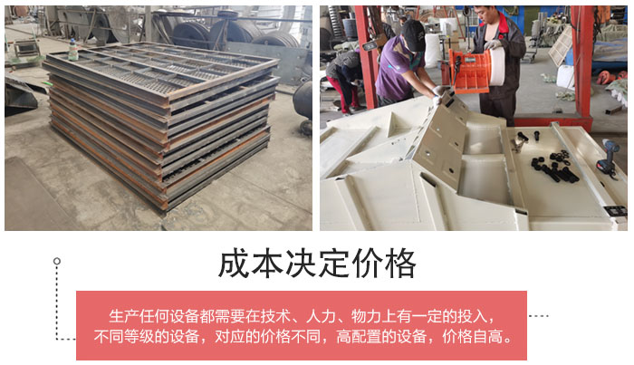 直線篩分機篩網(wǎng)，篩箱部件展示